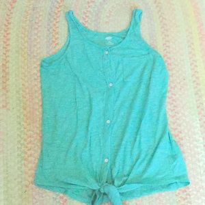 Light blue girls tank top old navy